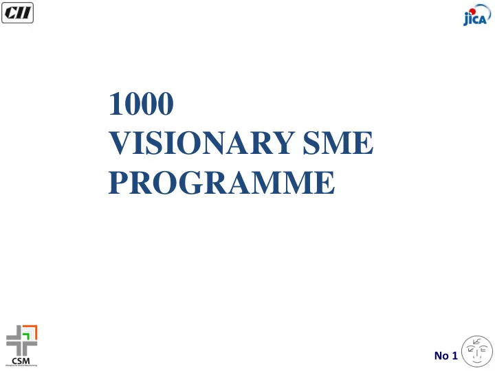 1000 visionary sme