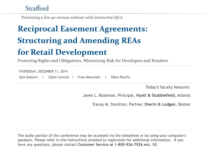 for retail development