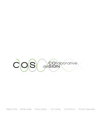 C O S CO llaborative de S IGN  Megan Rorie  Bradly Hirdes  Thierry Nezien  Tom Hoang  David Brown