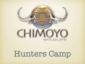 Hunters Camp  Whether travelling via the N4  (Belfast/Dullstroom/Lydenburg)  or via the N1 and R71
