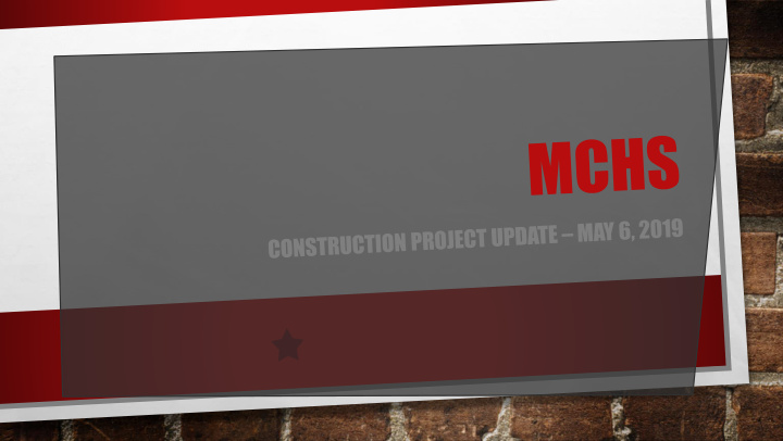 construction project update