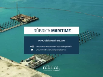 RBRICA MARITIME  www.rubricamaritime.com  www.youtube.com/user/RubricaIngenieria