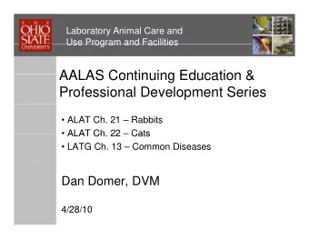 AALAS Continuing Education &amp;  AALAS Continuing Education &amp;  Professional Development Series