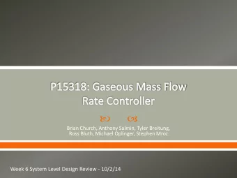 Brian Church, Anthony Salmin, Tyler Breitung,  Ross Bluth, Michael Oplinger, Stephen Mroz