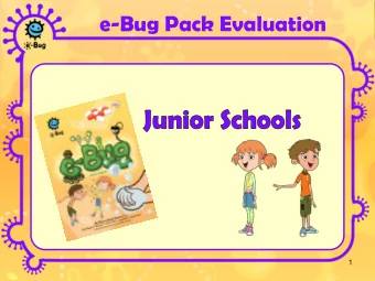 e-Bug Pack Evaluation  1  Quantitative Data  Overview  %  %  %  Topics  Correct  Correct