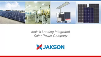 Indias Leading Integrated  Solar Power Company  Core Purpose &amp; Values  Corporate Overview