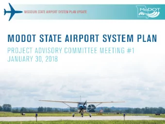 AGE  AGENDA F  A FOR TODAYS M  MEETING  Introductions  Role for Project Advisory Committee