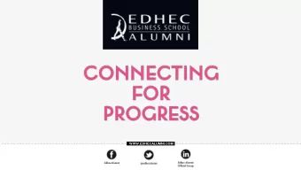 WWW.EDHECALUMNI.COM  WWW.EDHECALUMNI.COM STREAM Program  Share Transmit Reinforce Edhec Alumni