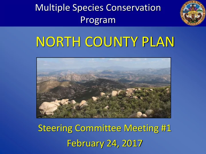 north county plan
