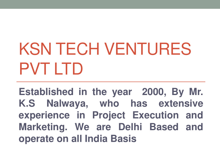 ksn tech ventures