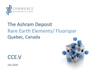 CCE.V  July 2020  Forward-Looking Information Disclaimers and Cautionary Statements: The