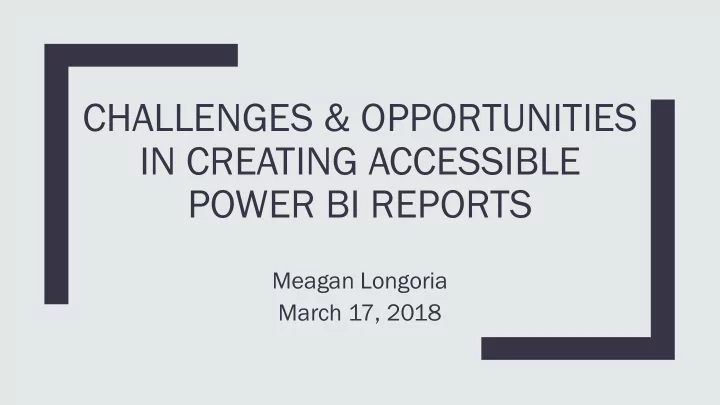 challenges amp opportunities