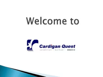 About Us  Establ  blishe  hed  d in 19 Februar  uary 2003  As I  Inve  vest  stment  nt H