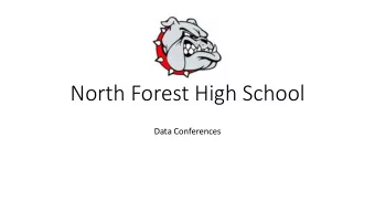 North Forest High School  Data Conferences  IWBAT  Agenda  Do Now  IWBAT  Do Now  Process: