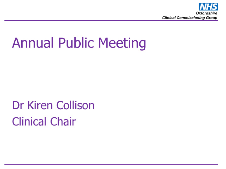 annual public meeting