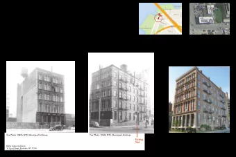 8 Old Fulton Street  Brooklyn, NY 11201  Block 200, Lot 5  Application for the replacement of the
