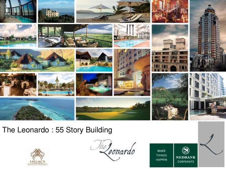 the leonardo 55 story building for apartment sales and