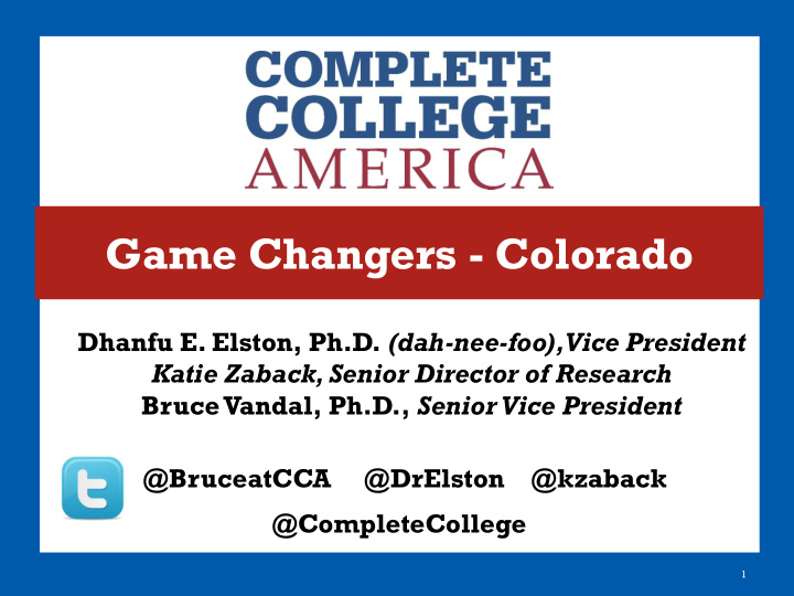 game changers colorado
