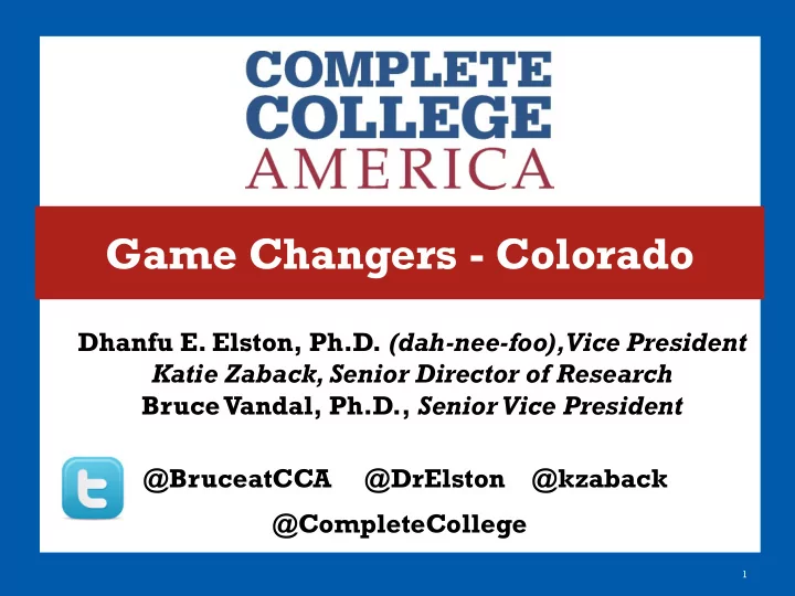 game changers colorado