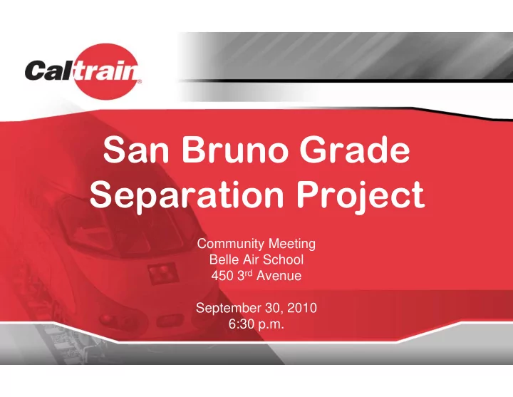san bruno grade separation project