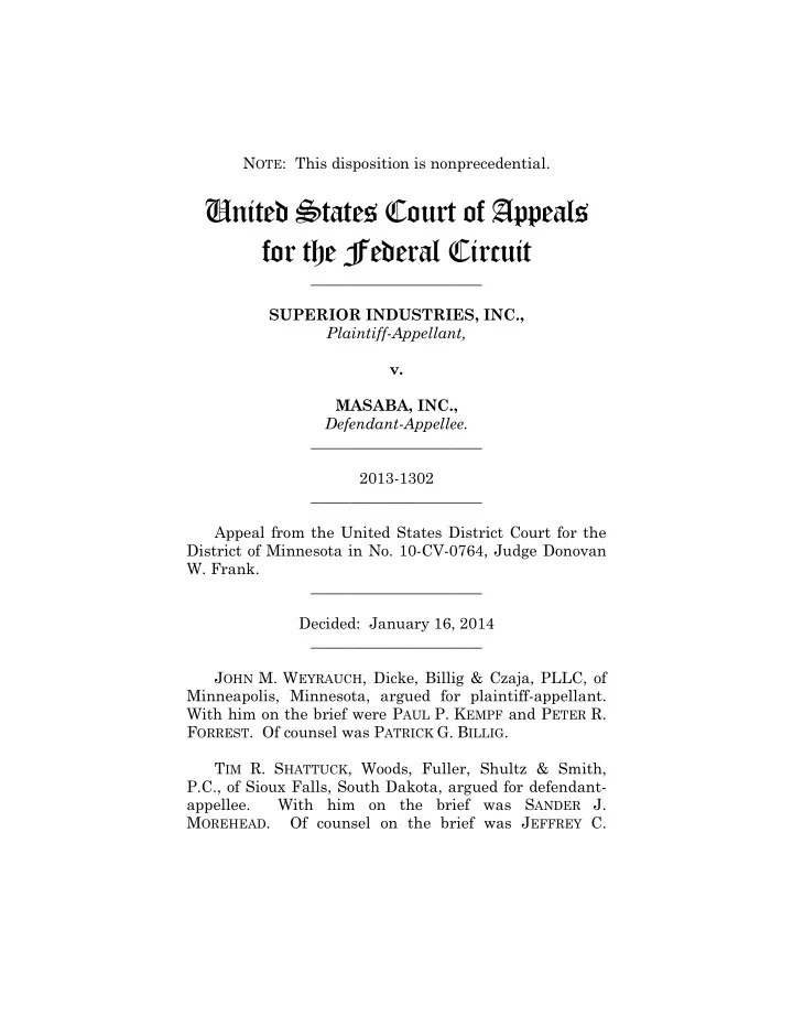 united states court of appeals for the federal circuit