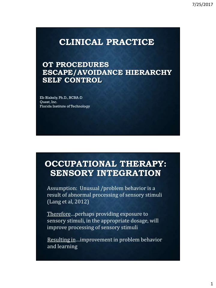 clinical practice