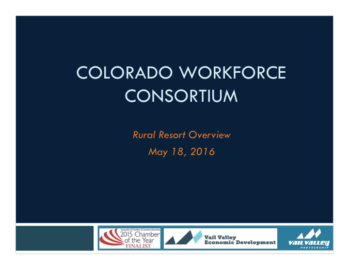 colorado workforce consortium