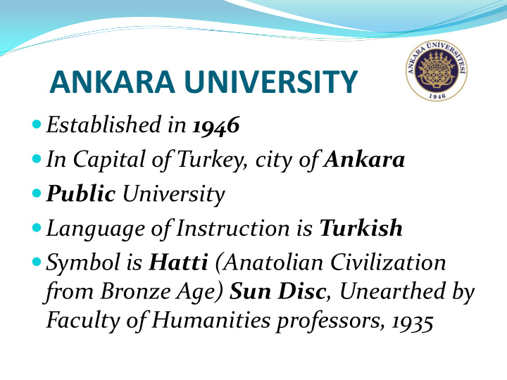 ankara university