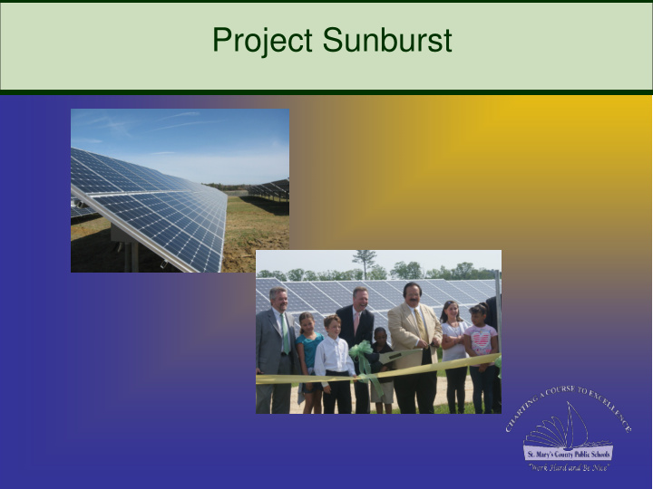 project sunburst st mary s county public schools