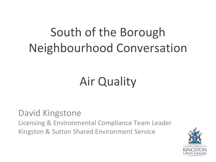 neighbourhood conversation