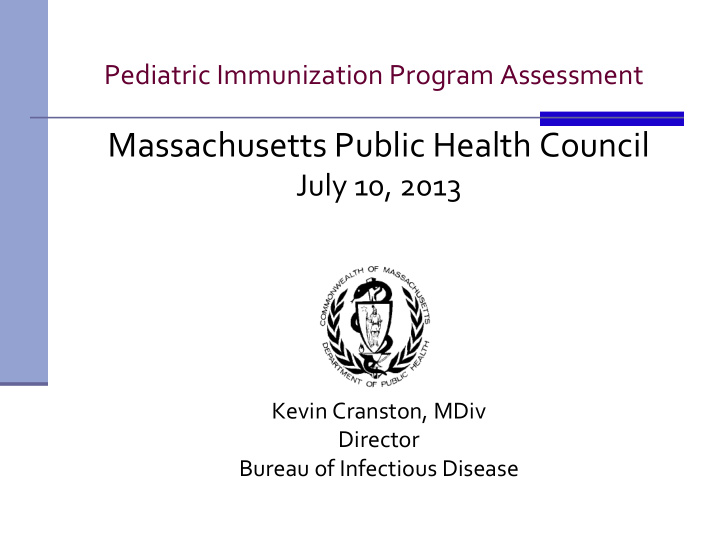 massachusetts public health council