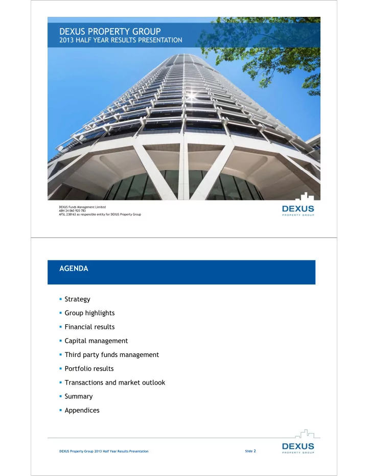 dexus property group
