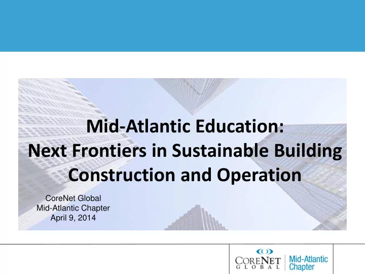 mid atlantic education