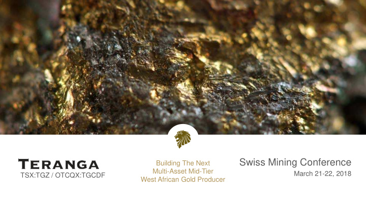 swiss mining conference