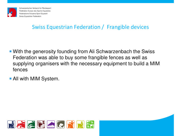 swiss equestrian federation frangible devices