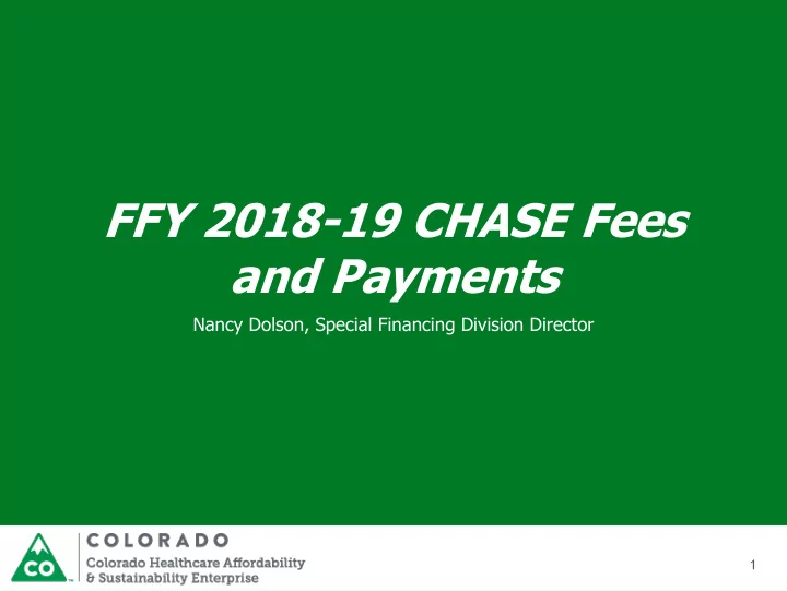 ffy 2018 19 chase fees