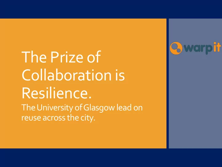 the prize of