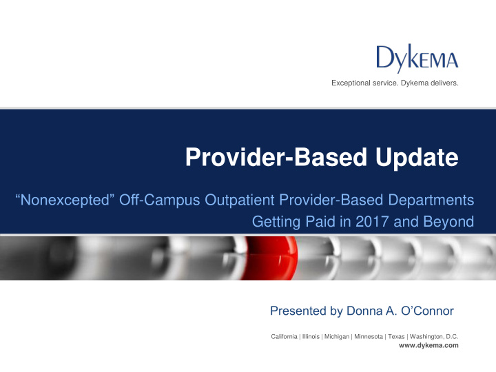 provider based update