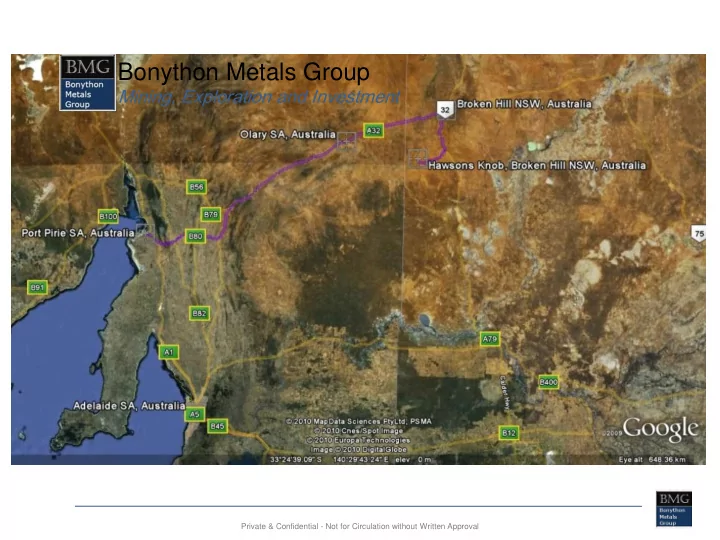 bonython metals group