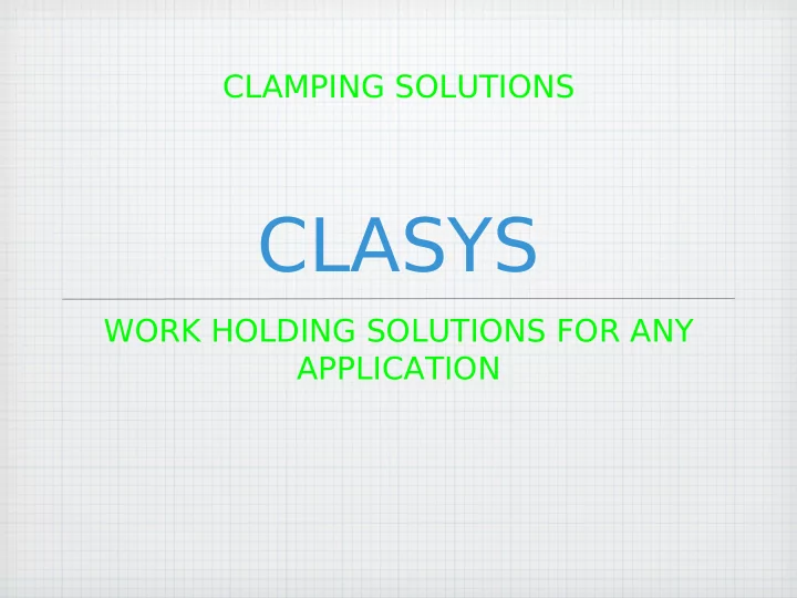 clasys