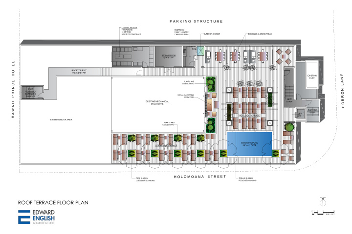 roof terrace floor plan