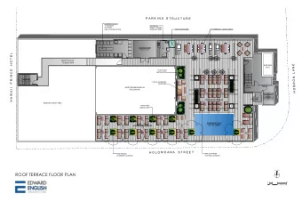 ROOF TERRACE FLOOR PLAN  0'  1'  3'  6'  12'  3/16&quot; = 1'-0&quot;  ELEVATOR AND STAIR