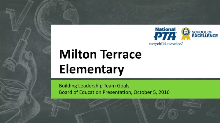 milton terrace elementary