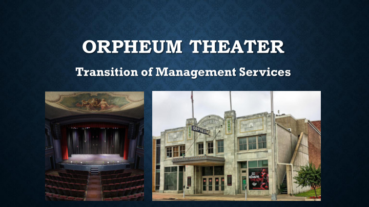 orpheum theater