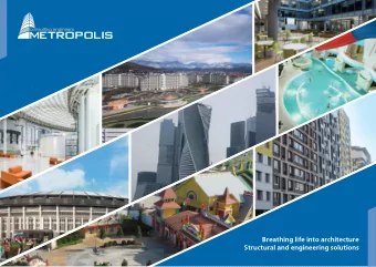 Breathing life into architecture  Structural and engineering solutions  1  Contents  About