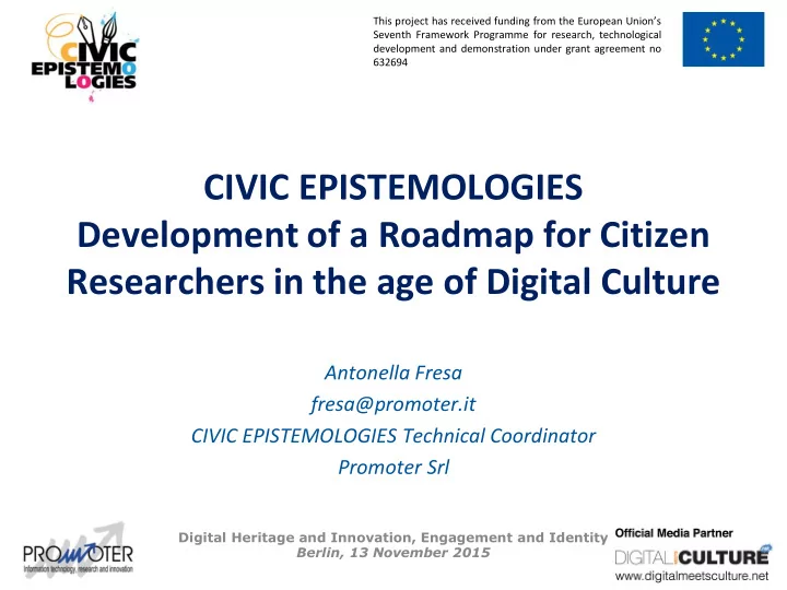 researchers in the age of digital culture