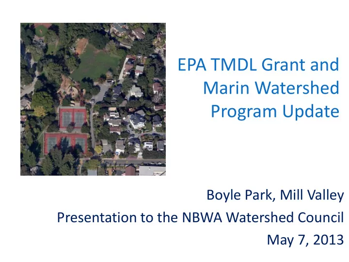 epa tmdl grant and