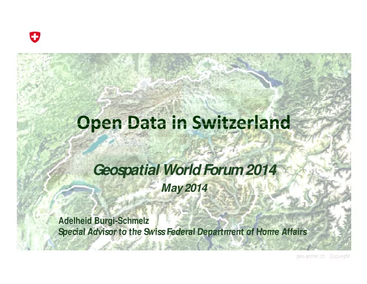 geos patial world f orum 2014