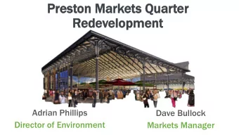 Pre  rest  ston  on Mark  Markets  ts Qu  Quar  arter  er  Rede  developm  lopment  ent  Adrian