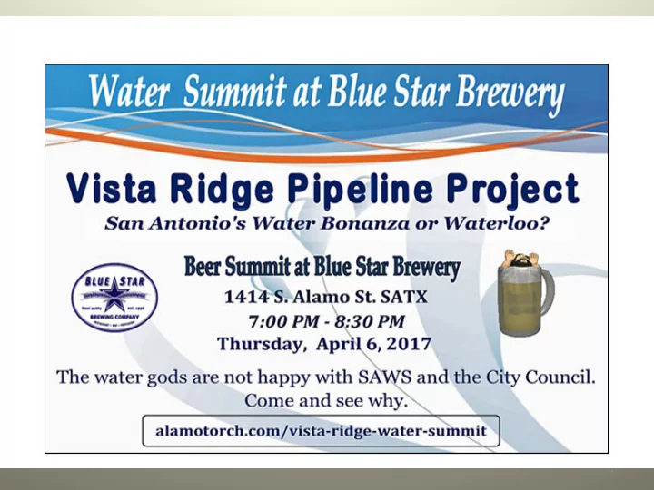 1 mid basin water supply alterna4ves to vista ridge